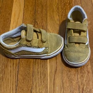 Vans Kids Tan Suede Sneakers